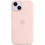 Чехол для iPhone Apple Silicone Case with MagSafe Chalk Pink (MPRX3) for iPhone 14: Цвет розовый