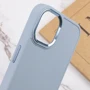 Чехол для iPhone TPU Case Bonbon Metal Style Mist Blue for iPhone 13 Pro: Материалы Силикон