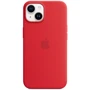 Чехол для iPhone Apple Silicone Case with MagSafe (PRODUCT)RED (MPRW3) for iPhone 14: Материалы Силикон