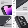 Чехол для iPhone ArmorStandart Matte Slim Fit Camera cover Black for iPhone 16 (ARM78493): Материалы Термополиуретан