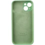 Чохол для iPhone Mobile Case Silicone Case Full Camera Protective Pistachio для iPhone 15: Матеріали Силикон