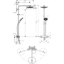 Hansgrohe 27129000 Showerpipe Raindance Select S240 2jet для душа: Тип душова система