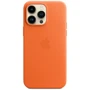 Чехол для iPhone Apple Leather Case with MagSafe Orange (MPPR3) for iPhone 14 Pro Max