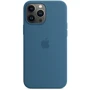 Чохол для iPhone Apple Silicone Case with MagSafe Blue Jay (MM2Q3) for iPhone 13 Pro Max: Колір синій