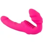 Безремневий страпон з вібрацією Vibrating Strapless Strap-On Pink: Довжина, см 21.8