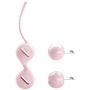 Вагінальні кульки Pretty Love Kegel BALL I BI-014490-2: Особливості Шарики Кегеля, Влагозащищенные, Соединены между собой, Смещенный центр тяжести