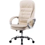 GT Racer X-2873-1 Business Cream (кремовый): Оснащение подлокотники, подголовник, с колесиками, механизм качания, ортопедические, с крестовиной