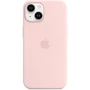 Чехол для iPhone Apple Silicone Case with MagSafe Chalk Pink (MPRX3) for iPhone 14: Материалы Силикон