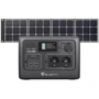 Зарядная станция Bluetti PowerOak EB55 537Wh 700W + Solar Panel PV120 120W: Размер, мм 278x200x198 (Bluetti PowerOak EB55) / 533x470-1652 (Solar Panel PV120 120W)