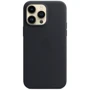 Чохол для iPhone Apple Leather Case with MagSafe Midnight (MPPM3) для iPhone 14 Pro Max: Колір фиолетовый