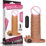 Насадка на член LoveToy Pleasure X-Tender Vibrating Penis Sleeve Add 2" Brown: Для кого Для чоловіків