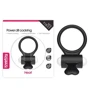 Ерекційне віброкільце LoveToy Power Clit Cockring, Black: Виробник LOVETOY