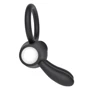 Ерекційне віброкільце LoveToy Power Clit Cockring, Black фото 4