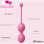 Набір вагінальних кульок для просунутих FeelzToys - FemmeFit Advanced Pelvic Muscle Training Set: Особливості Смещенный центр тяжести, Соединены между собой