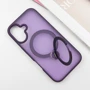 Чехол для iPhone Mobile Case Metal Buttons with MagSafe HQ Ring Purple for iPhone 16: Тип аксессуара чехол