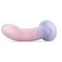 Фалоімітатор BOSS Glitter Ombre Dildo M: Довжина проникнення, см 17