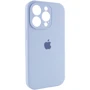 Чохол для iPhone Mobile Case Silicone Case Full Camera Protective Lilac Blue для iPhone 15 Pro Max: Колір голубой