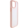 Чехол для iPhone Mobile Case TPU+PC Metal Buttons Pink for iPhone 13: Цвет розовый