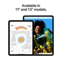 Планшет Apple iPad Air 11" 2024 Wi-Fi + Cellular 256GB M2 Space Gray (MUXH3NF/A): Фронтальна камера 12 МП