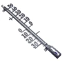 Термометр уличный TFA металл Античное олово с креплением 100x27x410 мм (12500250) фото 2