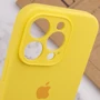 Чохол для iPhone Mobile Case Silicone Case Full Camera Protective Yellow for iPhone 15 Pro Max фото 5