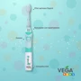 Зубная щетка Vega Kids VK-400B LIGHT-UP голубая фото 8