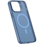 Чохол для iPhone VOKAMO Case with MagSafe Clear/Blue для iPhone 15 (NVK010852): Матеріали поликарбонат и полиуретан