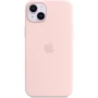 Чехол для iPhone Apple Silicone Case with MagSafe Chalk Pink (MPT73) for iPhone 14 Plus: Цвет розовый