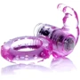 Ерекційне вібро кільце BOSS Rabbit Vibro Cock Ring Pink, BS6700047 фото 5