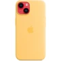 Чехол для iPhone Apple Silicone Case with MagSafe Sunglow (MPT23) for iPhone 14: Материалы Силикон