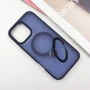 Чехол для iPhone Mobile Case Metal Buttons with MagSafe HQ Ring Dark Blue for iPhone 16 Pro: Тип аксессуара чехол