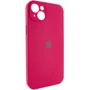 Чохол для iPhone Mobile Case Silicone Case Full Camera Protective Rose Red для iPhone 15: Колір розовый