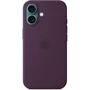 Чохол для iPhone Apple iPhone 16 Silicone Case with MagSafe - Plum (MYY43ZM/A): Колір бордовий