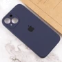 Чохол для iPhone Mobile Case Silicone Case Full Camera Protective Midnight Blue для iPhone 15 Plus: Матеріали Силикон