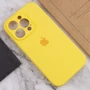 Чохол для iPhone Mobile Case Silicone Case Full Camera Protective Yellow for iPhone 15 Pro Max: Тип чохла накладка на заднюю часть