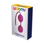 Вагінальні кульки Wooomy Taradiddle Magenta Kegel Ball: Кількість кульок 2