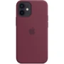 Чехол для iPhone Apple Silicone Case with MagSafe Plum (MHKQ3) for iPhone 12 mini: Тип чехла накладка на заднюю часть