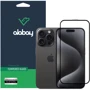 Захисне скло для iPhone Alabay Tempered Glass Dust-Proof Anti Static Black для iPhone 15 Pro