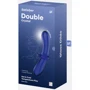 Скляний фалоімітатор Satisfyer Double Crystal light blue: Наявність вібрації  немає