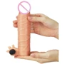 Насадка на пеніс LoveToy Revolutionary Silicone Vibrating Nature Extender Add 1.5": Матеріал силікон