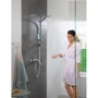 Hansgrohe Crometta Vario 26553400 душова стійка 0,65 м + мильниця Casetta білий / хром: Матеріал пластик, латунь