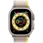 Apple Watch Ultra GPS + Cellular 49mm Titanium Case with Yellow/Beige Trail Loop - M/L (MQFU3/MQF23): Розмір 49mm