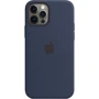 Чохол для iPhone Apple Silicone Case with MagSafe Deep Navy (MHL43) for iPhone 12 / iPhone 12 Pro фото 6