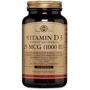 Solgar Natural Vitamin D3 (Cholecalciferol), 25 mcg 1000 IU, 250 Softgels Натуральний вітамін D3 (холекальциферол): Форма випуску капсули