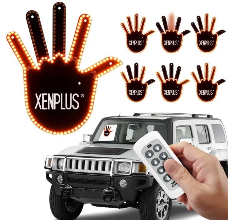 Підсвічування автомобільне XENPLUS LED-долоня 7 жестів