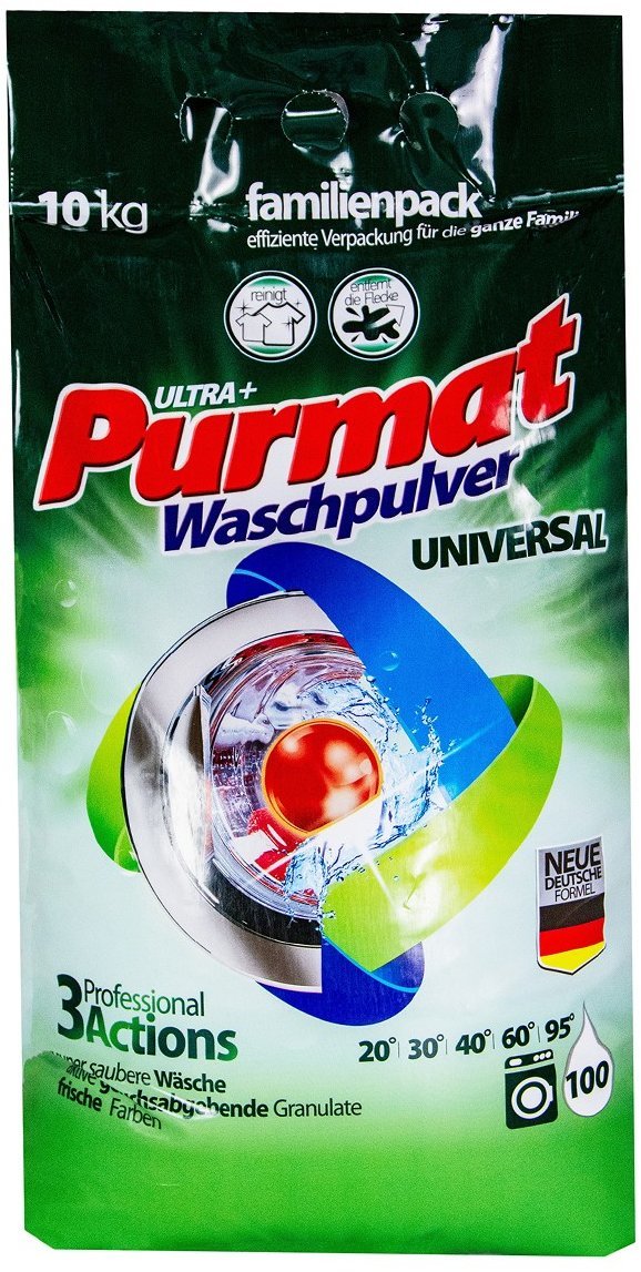 Пральний порошок універсальний Purmat Waschpulver Universal 10 кг