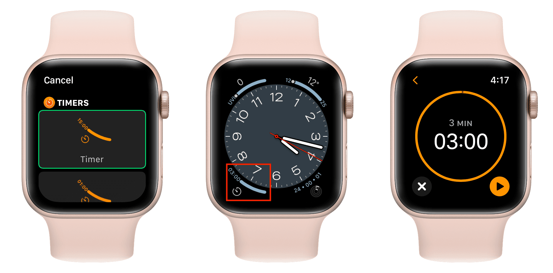 Таймеры watchOS 11