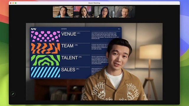 Видеоконференции в MacOS 14 Sonoma