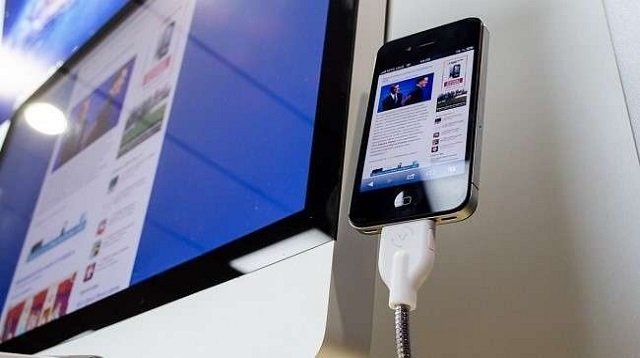 Подключение iPhone к телевизору через USB