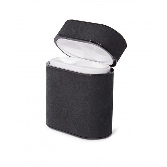 Чехол для наушников Decoded Leather Case Carbon Black (D9APC2BK) for Apple AirPods